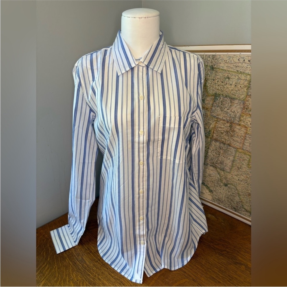 UNTUCKit Women's NWT Pinot Prese Size 18 Long Sleeve Button Down Blouse Shirt